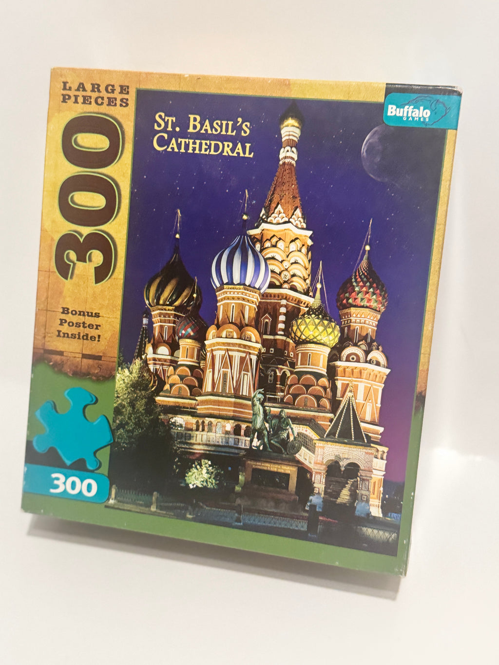 EveryMailBox St. Basil's Cathedral puzzle with 300 large pieces featuring colorful Russian architecture