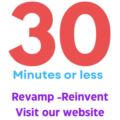 Revamp in 30: Reinvent Your Web Presence Fast!