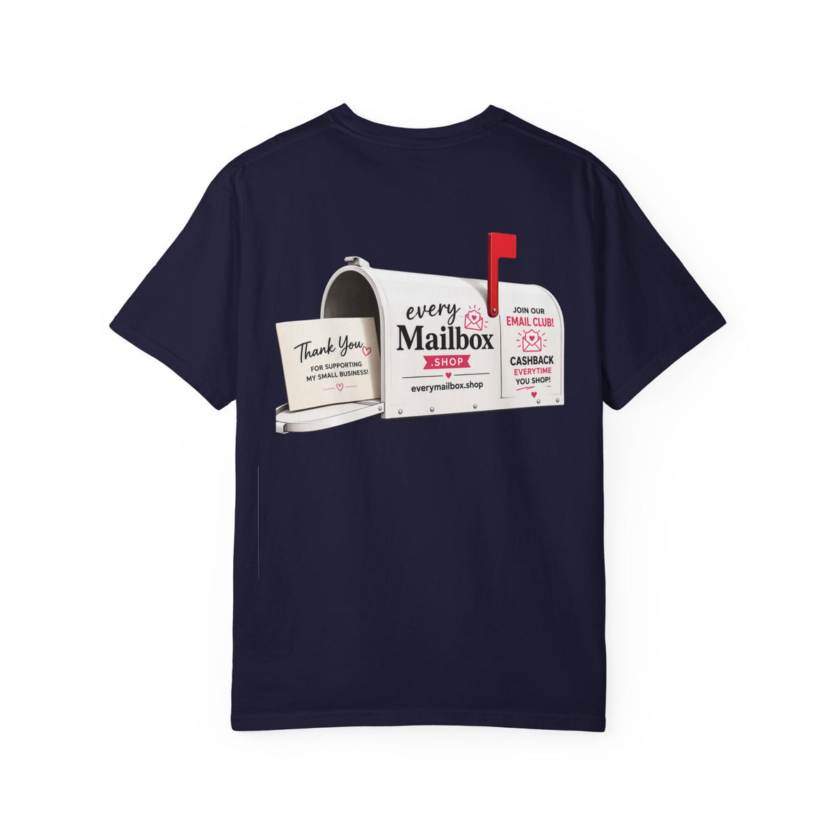 EveryMailbox.shop Logo T‑Shirt — Mailbox Graphic Tee