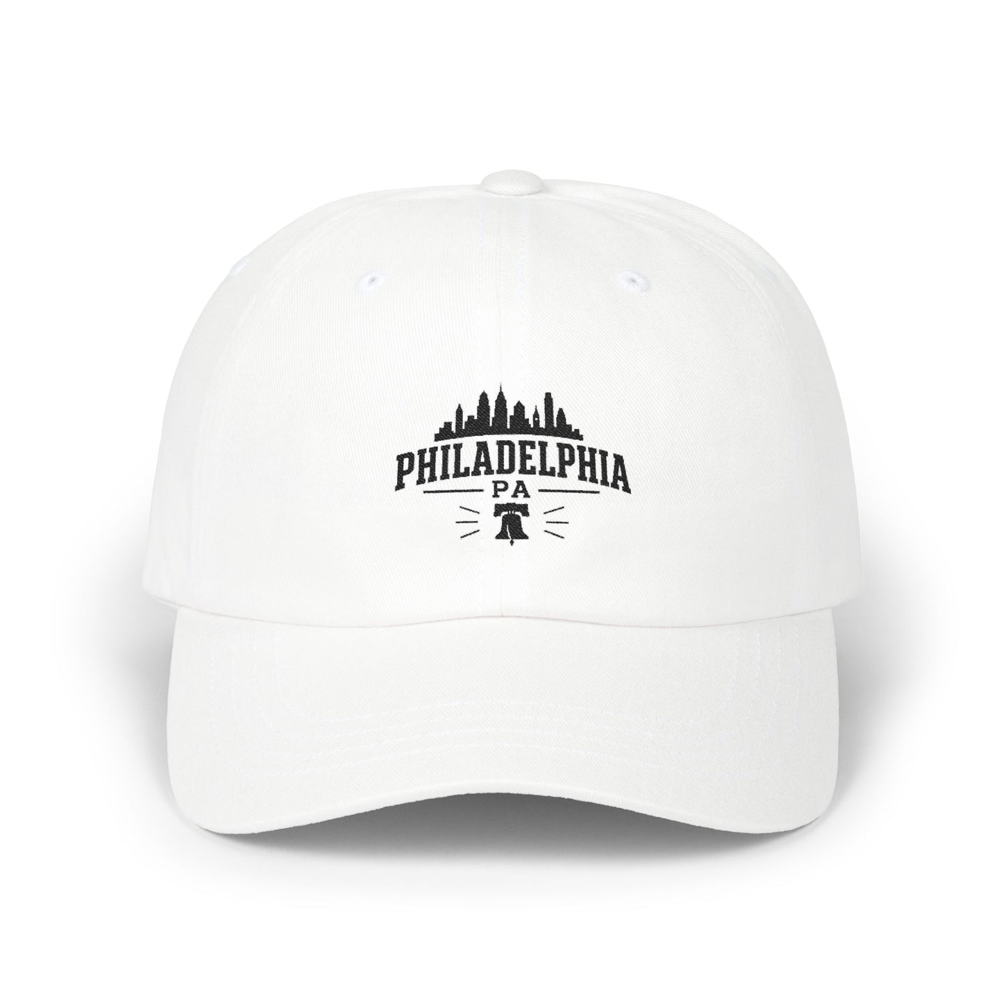 Philadelphia Skyline Dad Cap — Classic Philadelphia PA Baseball Hat