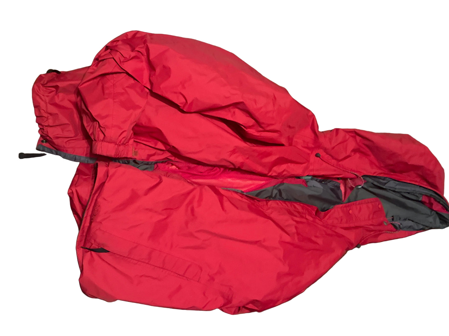L.L. Bean Men’s Hooded Jacket – Red/Gray – XXL Regular