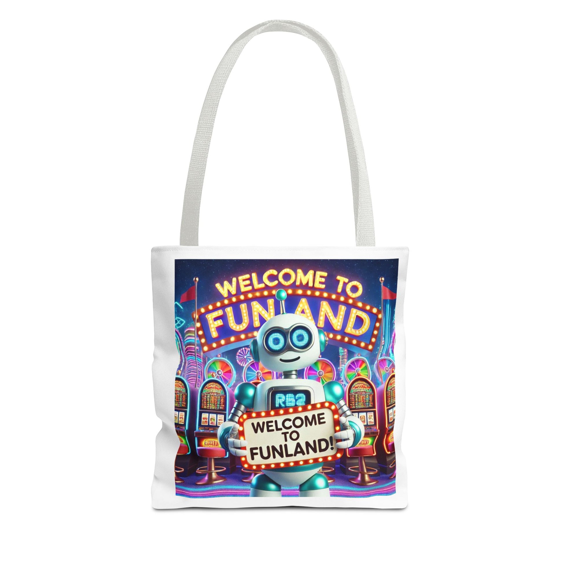 Robot Funland Tote: Adventure in Every Carry