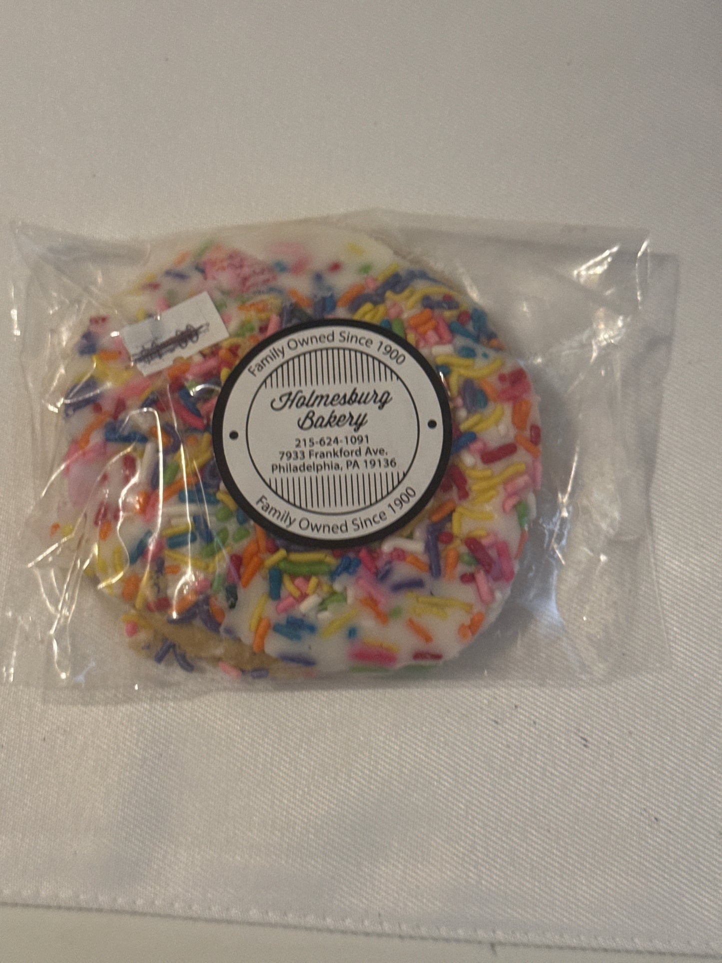 Handmade Sugar Cookie – Vanilla Ice Cream Flavor with Sprinkles | Fresh Baked