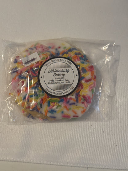 Handmade Sugar Cookie – Vanilla Ice Cream Flavor with Sprinkles | Fresh Baked