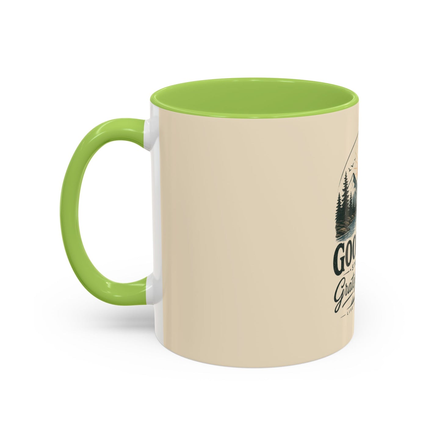 Mug - Good Days Start With Grateful Hearts Scenic Coffee Mug