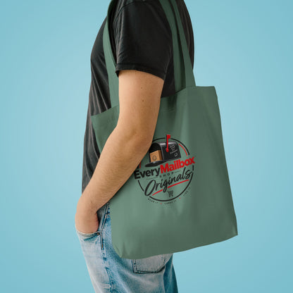 Cotton Tote Bag - Mailbox Graphic Reusable Shopping Bag