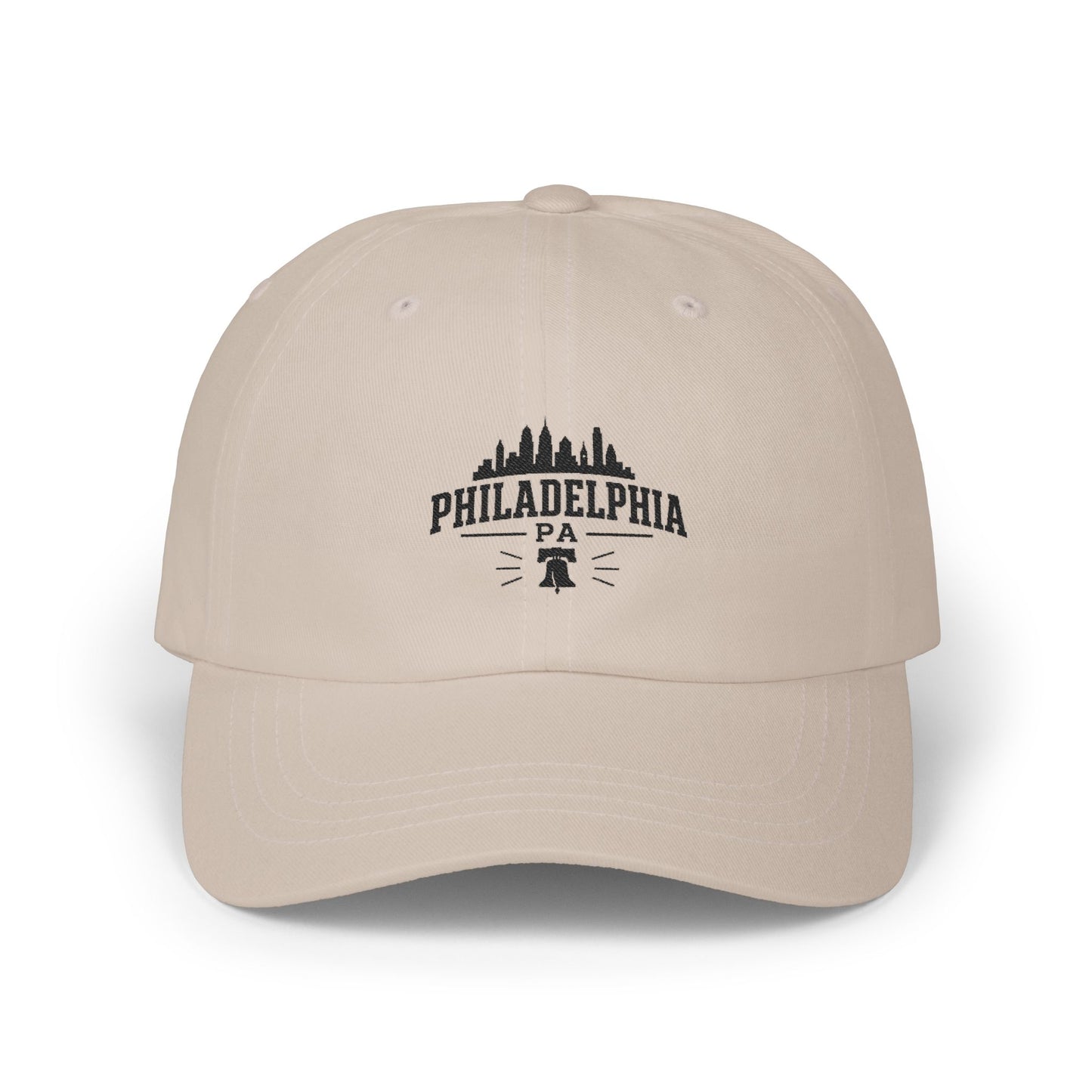 Philadelphia Skyline Dad Cap — Classic Philadelphia PA Baseball Hat