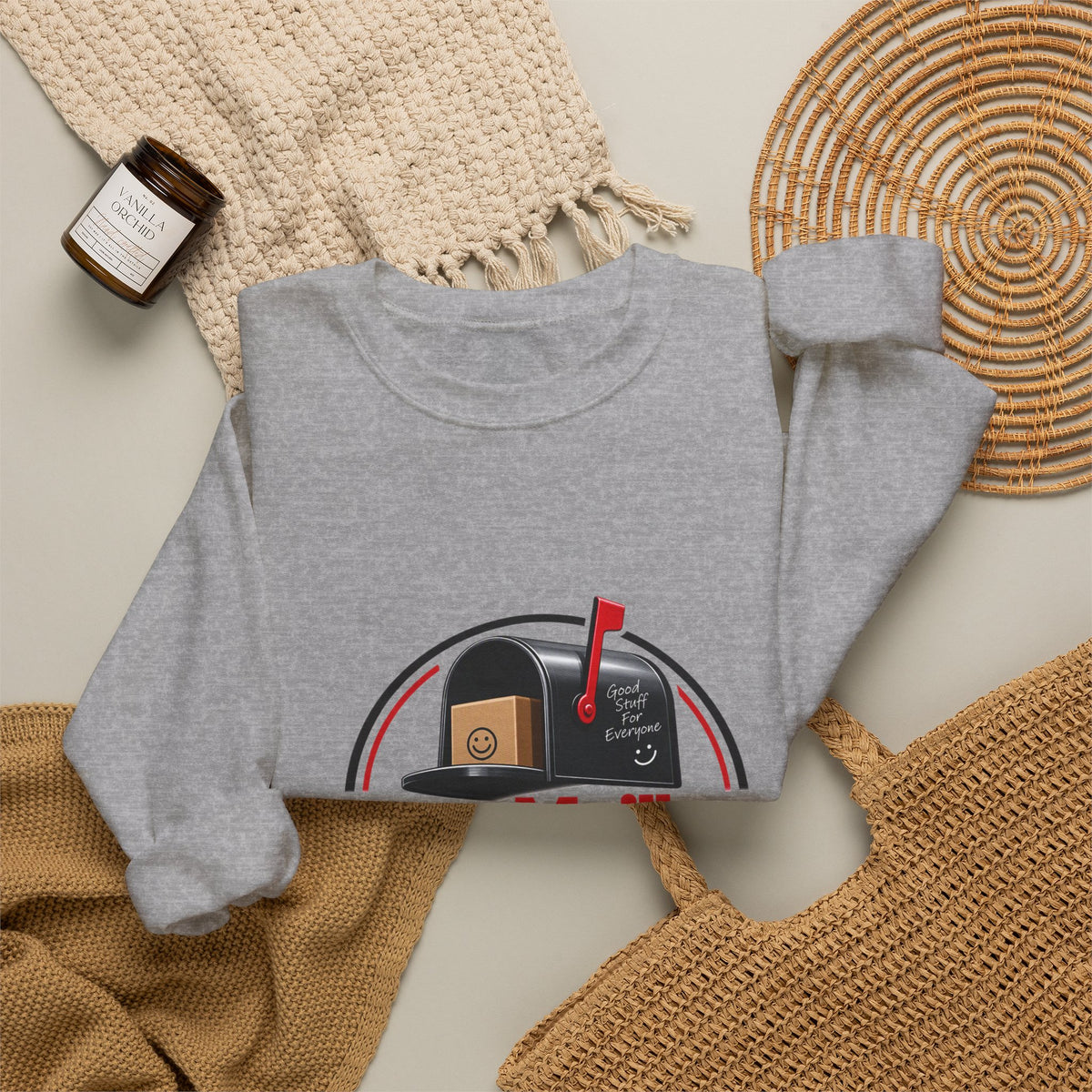 Search. Shop. Save. Mailbox Graphic Crewneck Sweatshirt