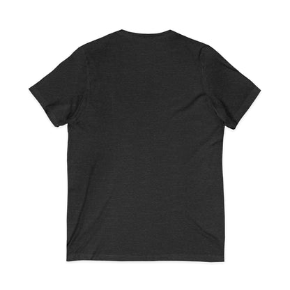 QR Code V‑Neck T‑Shirt with What’s This Graphic