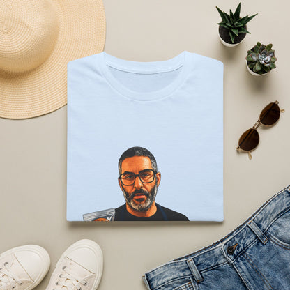 Money Man Graphic T-Shirt – Bold Wallet Portrait Tee for Men
