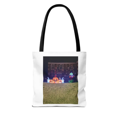 Haunted Mansion Hitchhiking Ghost inflatable halloweenTote Bag (AOP)