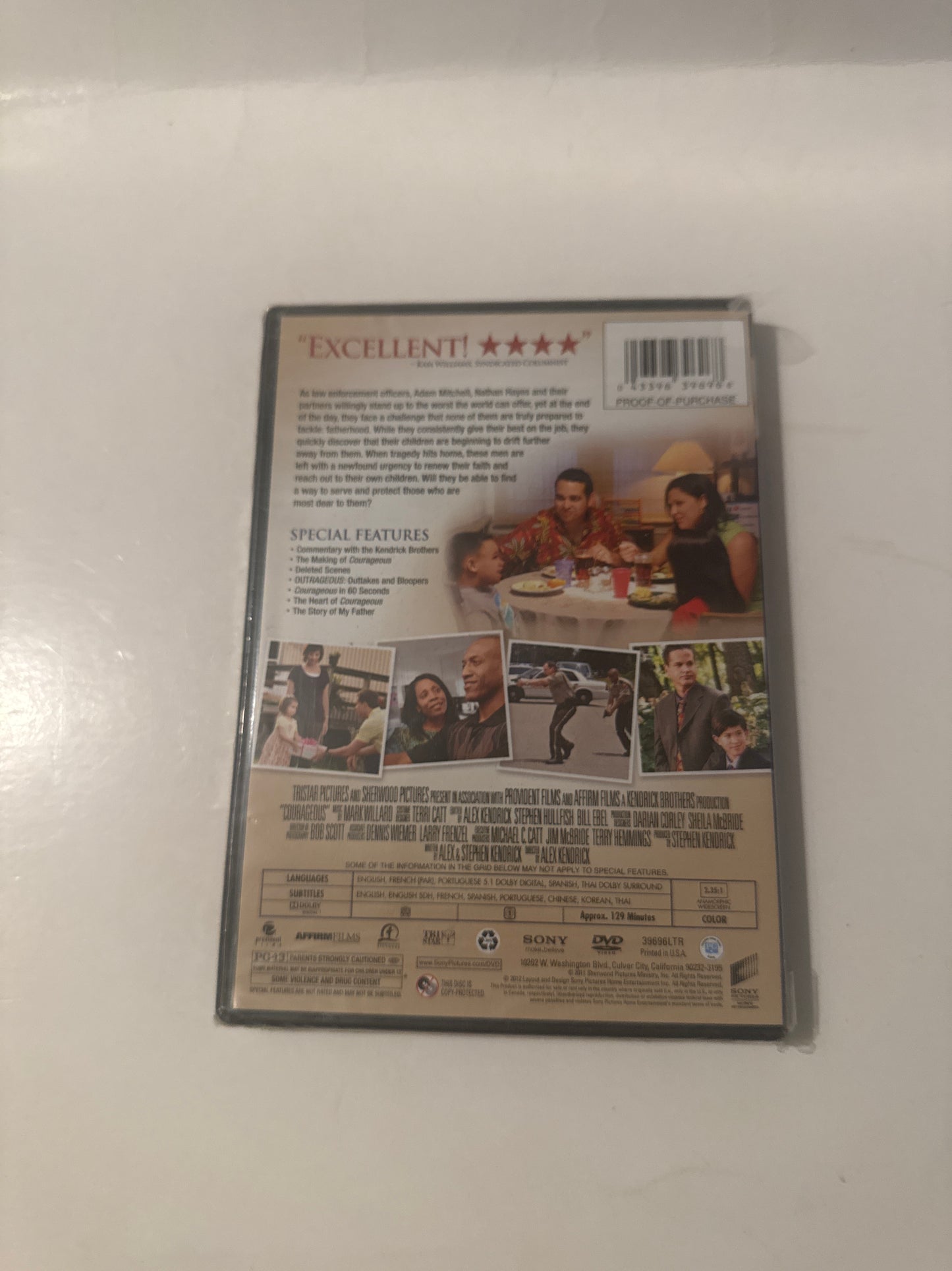 Courageous DVD – Faith, Family, Police Drama Movie