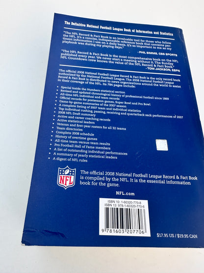 2008 NFL Record & Fact Book: Stats, Records & Comprehensive Guide