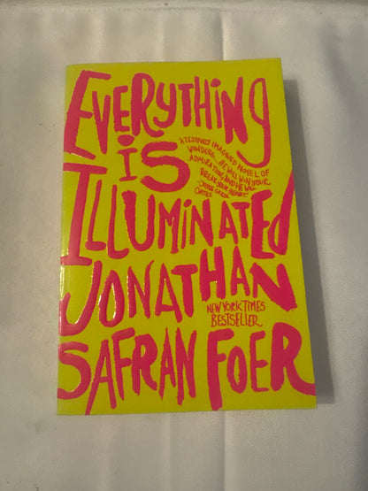 Everything Is Illuminated Jonathan Safran Foer Paperback Novel