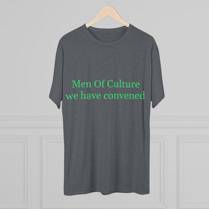Men of Culture Tri‑Blend Tee with Fast Delivery
