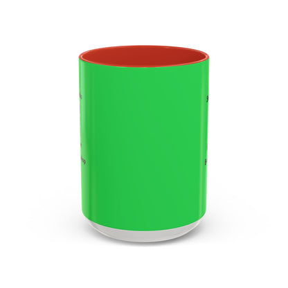 Accent Coffee Mug — 'Shop and Snacks' QR Code Promotional Coffee Mug (11/15 oz)