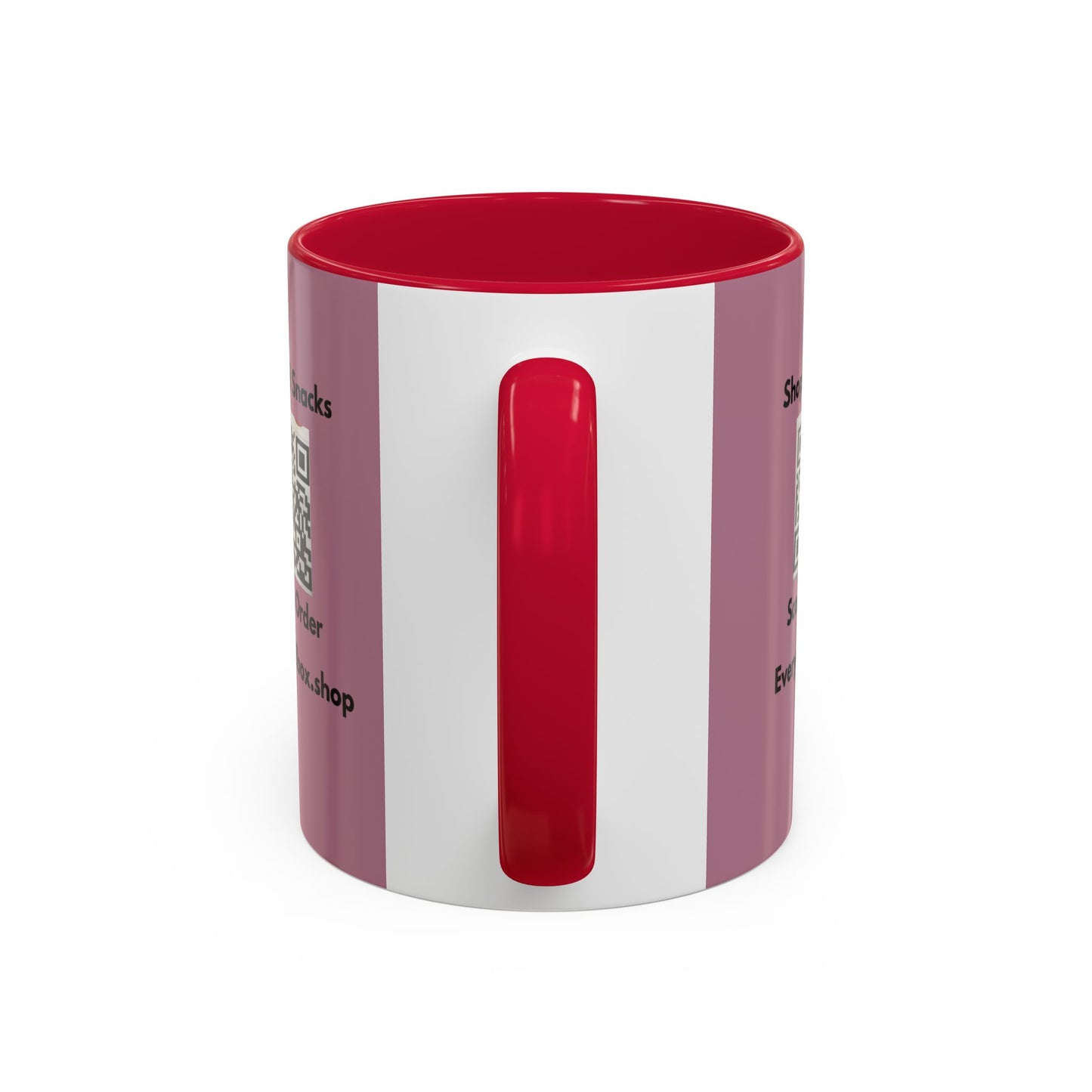 Shop & Snacks QR Code Coffee Mug | Custom Color 11oz & 15oz | Northeast Philly