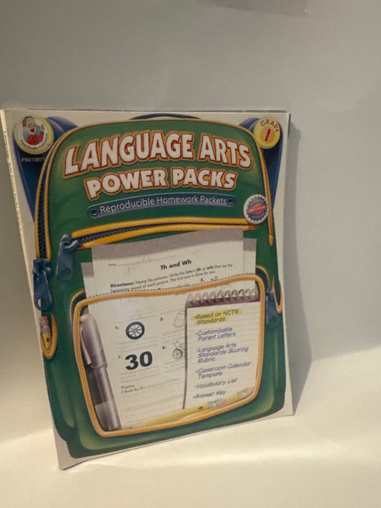 Grade 1 Language Arts Workbook School Specialty