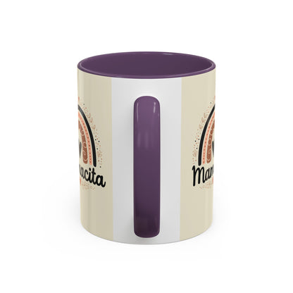 Mamacita Coffee Mug | Pink Rainbow Heart Accent Mug