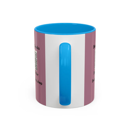 Shop & Snacks QR Code Coffee Mug | Custom Color 11oz & 15oz | Northeast Philly