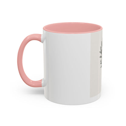 Keep Going Accent Coffee Mug — Inspirational Morning Mug with Sun & Mountains Design (11/15 oz)