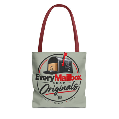 EveryMailbox Originals Logo Tote Bag – Mail Carrier & Delivery Enthusiast Canvas Tote