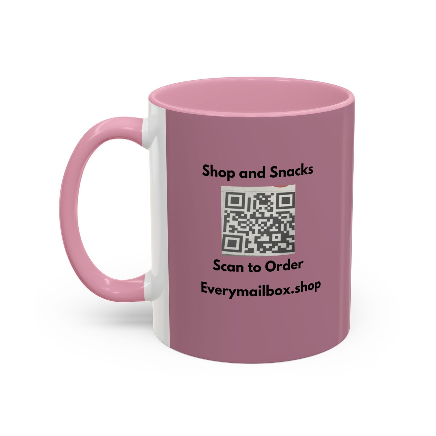 Shop & Snacks QR Code Coffee Mug | Custom Color 11oz & 15oz | Northeast Philly