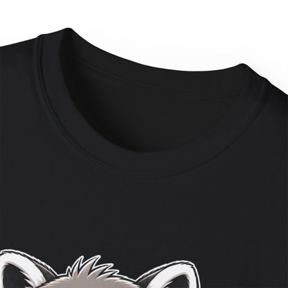 Cute Raccoon 'Coffee Makes Me Happy' Tee