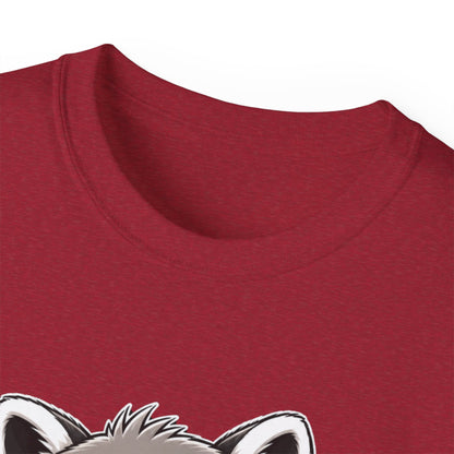 Cute Raccoon 'Coffee Makes Me Happy' Tee