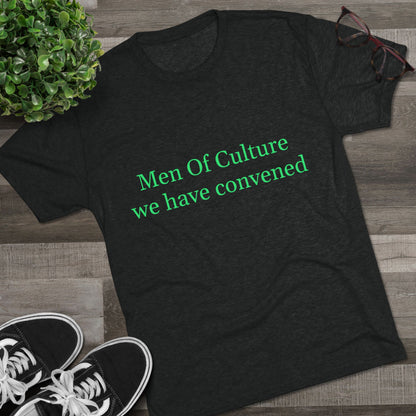 Men of Culture Tri‑Blend Tee with Fast Delivery