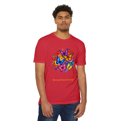Butterfly Shirt - Spread Good Vibes - Colorful Nature Design - Positive Vibes