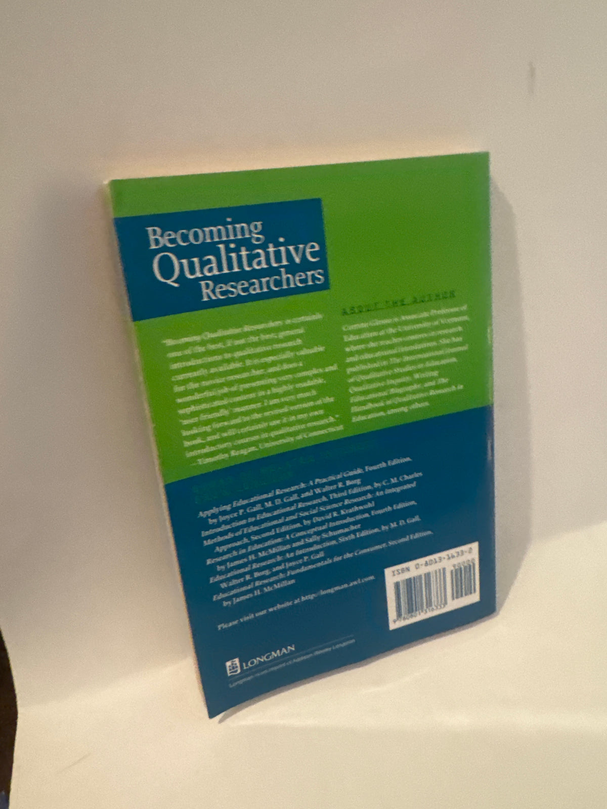 Qualitative Research Guide – Glesne Paperback Book