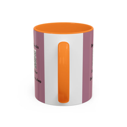 Shop & Snacks QR Code Coffee Mug | Custom Color 11oz & 15oz | Northeast Philly