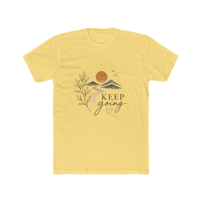 Keep Going Tee — Inspirational Mountain Sun Graphic T-Shirt | XS–4XL
