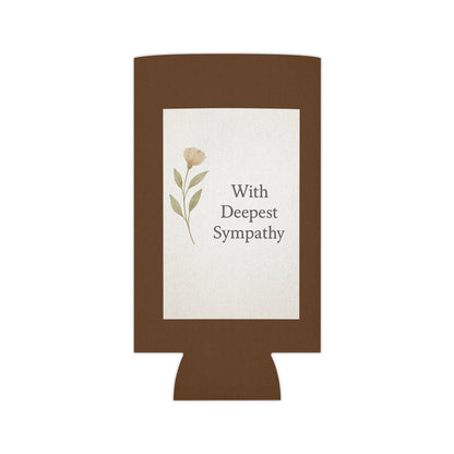 With Deepest Sympathy Can Cooler – Memorial Gift Keepsake
