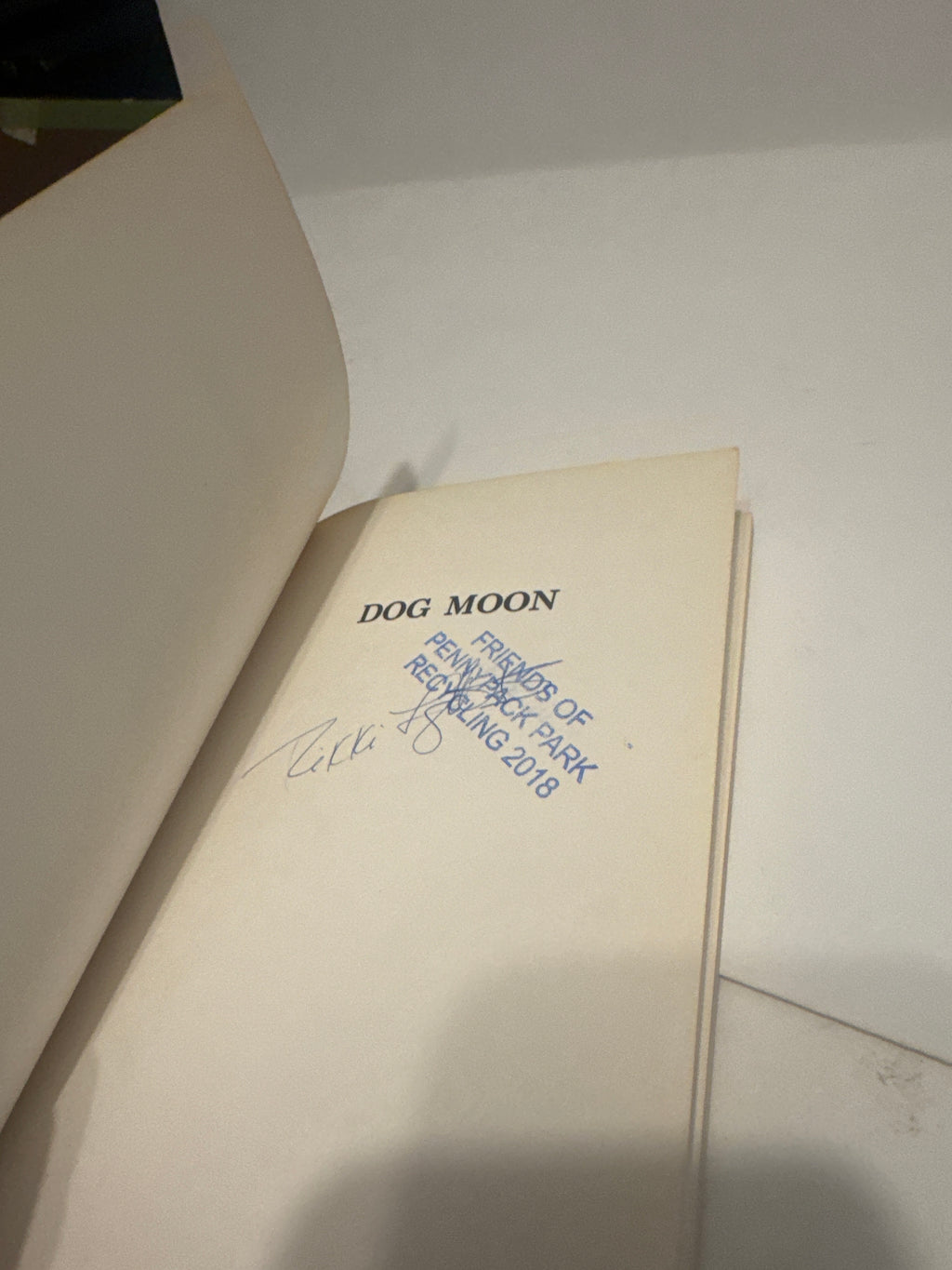 Under the Moonlight – A Signed Copy from Philadelphia
