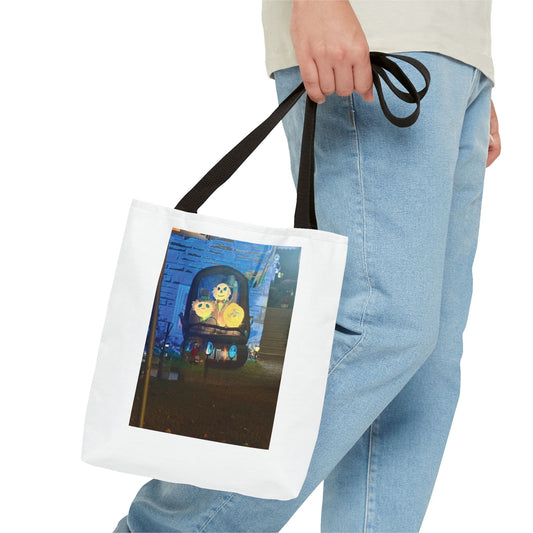 Haunted Mansion Hitchhiking Ghost inflatable halloweenTote Bag (AOP)