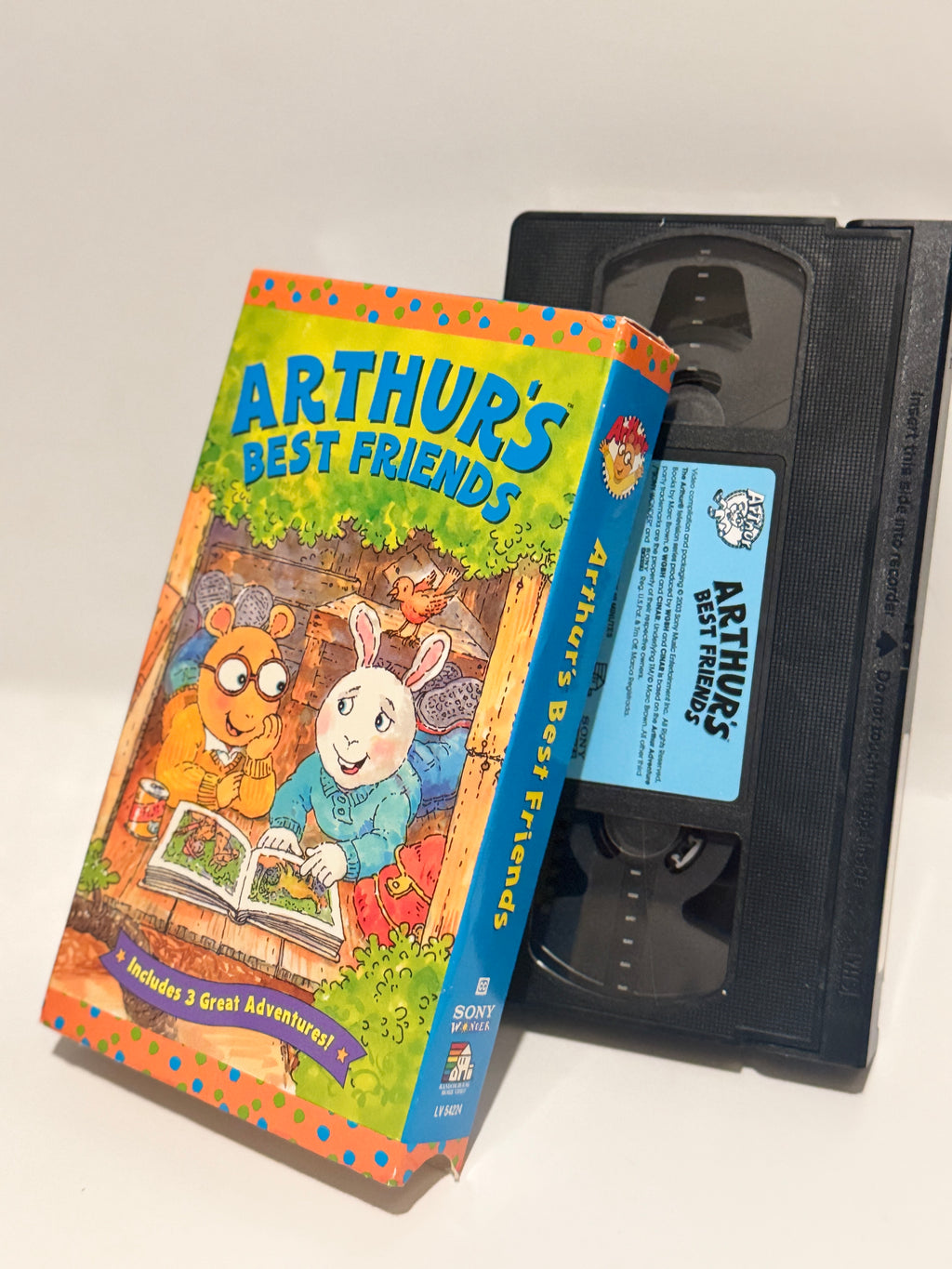 Vintage Arthur's Best Friends VHS Tape - Sony Wonder, PBS Home Video - Classic 90s Kids' Show