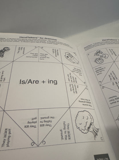 Grammar Games for Kids: Paper Fortune Teller Book
