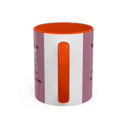 Shop & Snacks QR Code Coffee Mug | Custom Color 11oz & 15oz | Northeast Philly