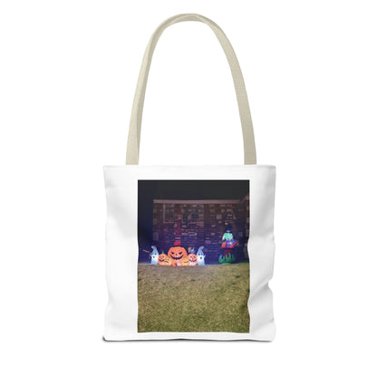 Haunted Mansion Hitchhiking Ghost inflatable halloweenTote Bag (AOP)