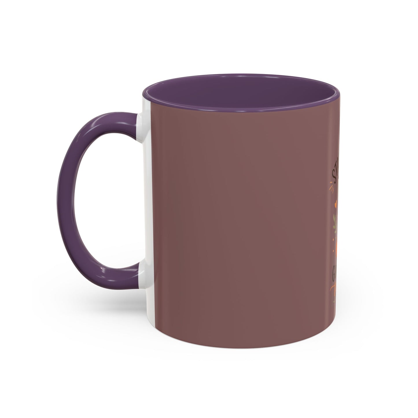 Stay Positive Fox Coffee Mug – 'Good Things Take Time' Inspirational Accent Mug