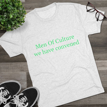 Men of Culture Tri‑Blend Tee with Fast Delivery