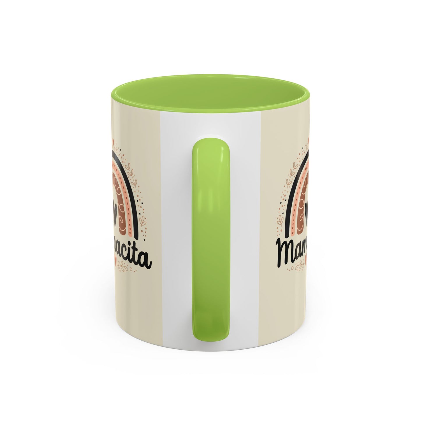 Mamacita Coffee Mug | Pink Rainbow Heart Accent Mug