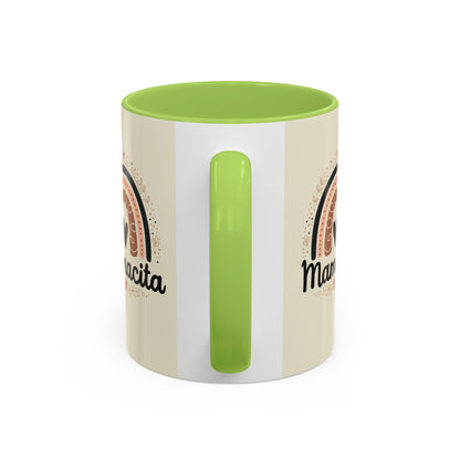 Mamacita Coffee Mug | Pink Rainbow Heart Accent Mug
