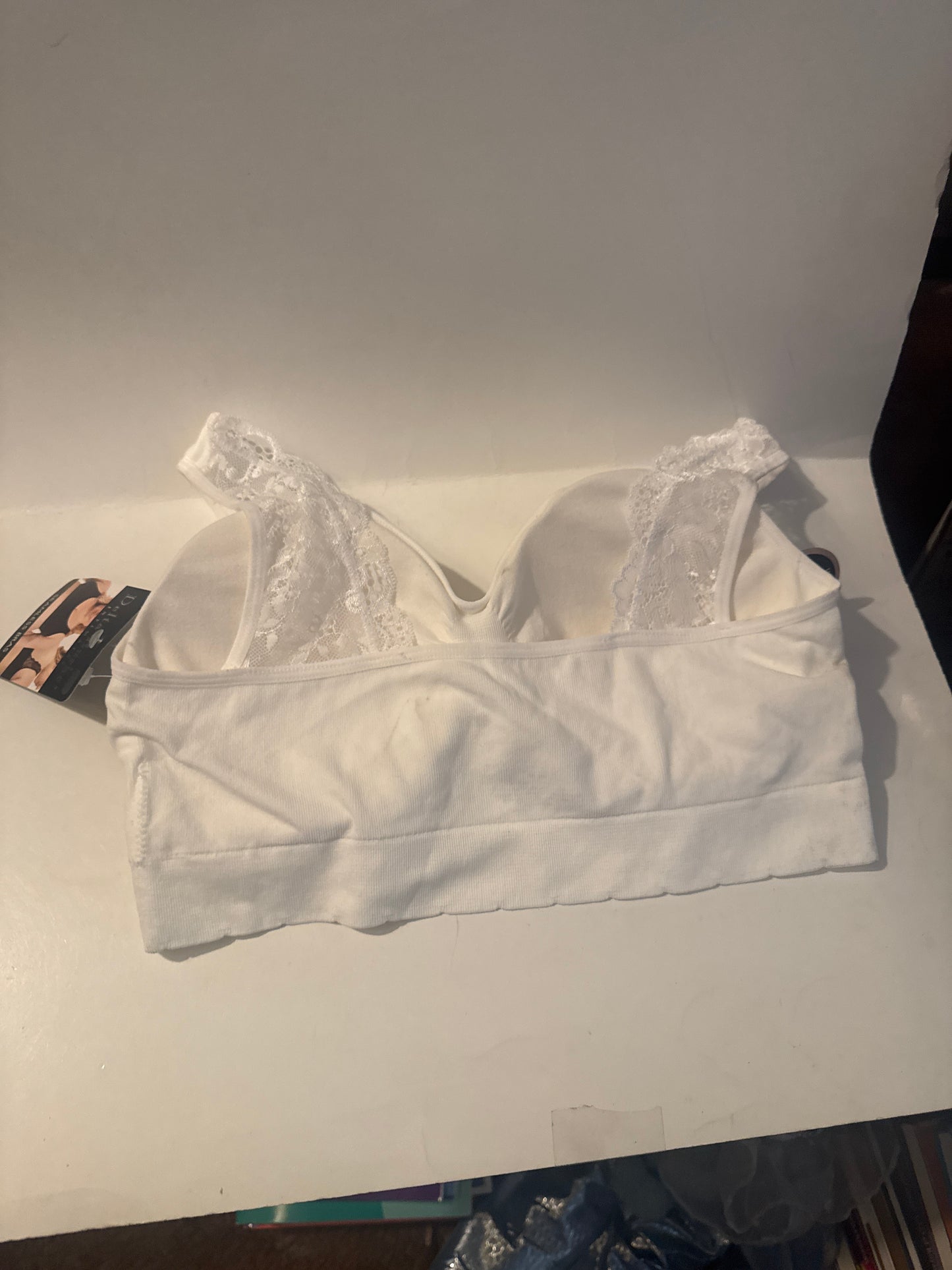 Delta Burke Seamless Bra 3X White for Everyday Comfort