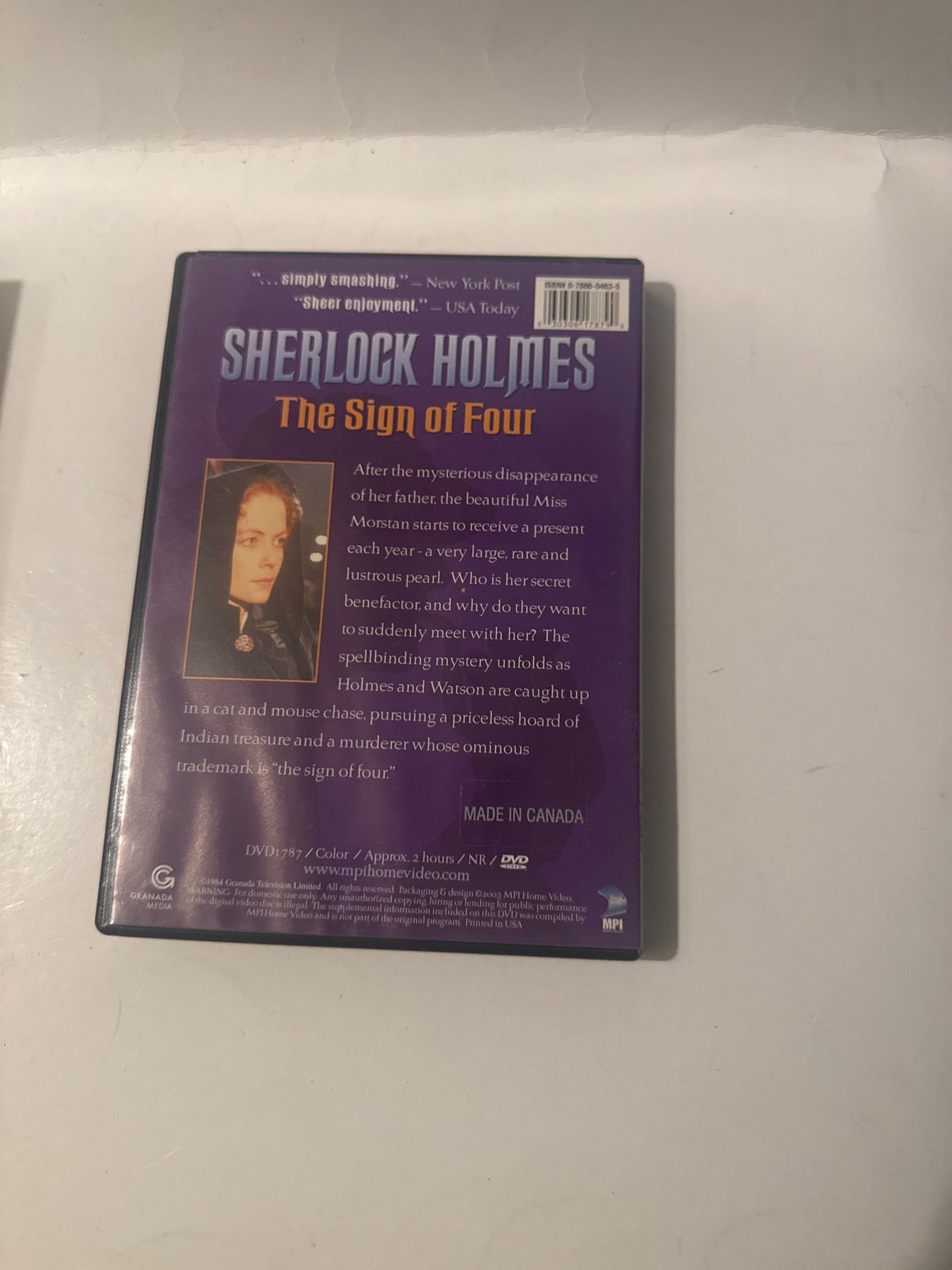 Sherlock Holmes: The Sign of Four DVD Classic Mystery Film