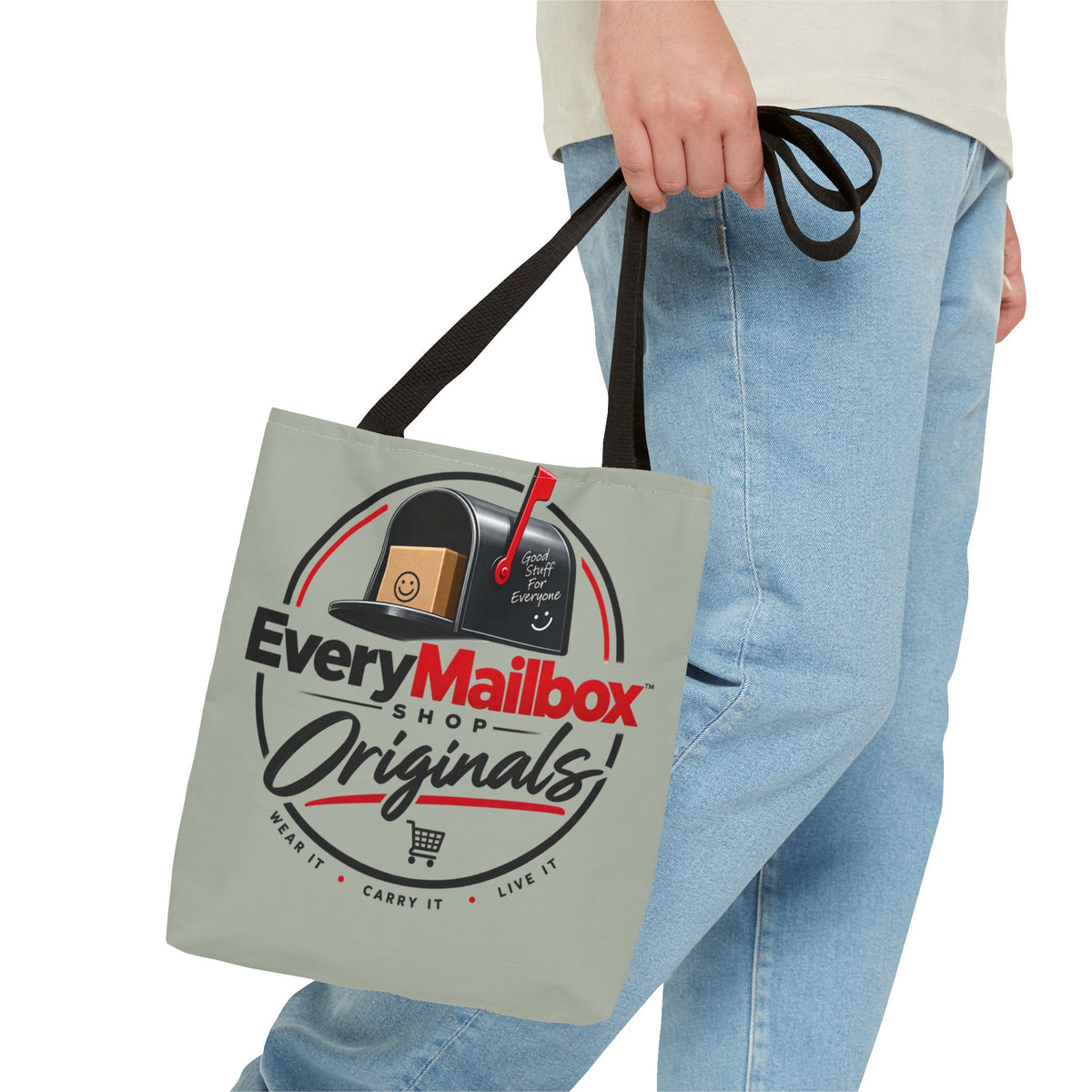 EveryMailbox Originals Logo Tote Bag – Mail Carrier & Delivery Enthusiast Canvas Tote