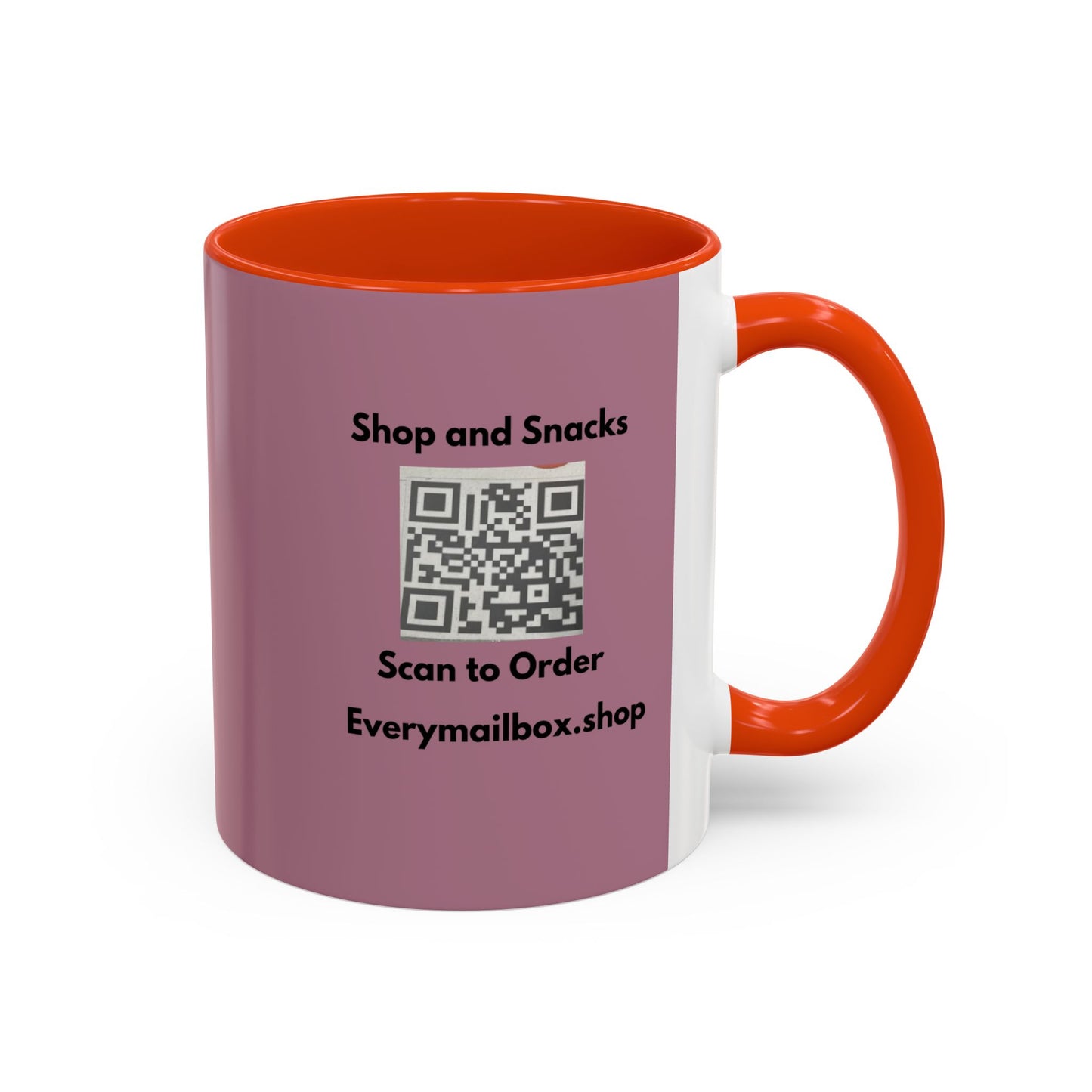 Shop & Snacks QR Code Coffee Mug | Custom Color 11oz & 15oz | Northeast Philly