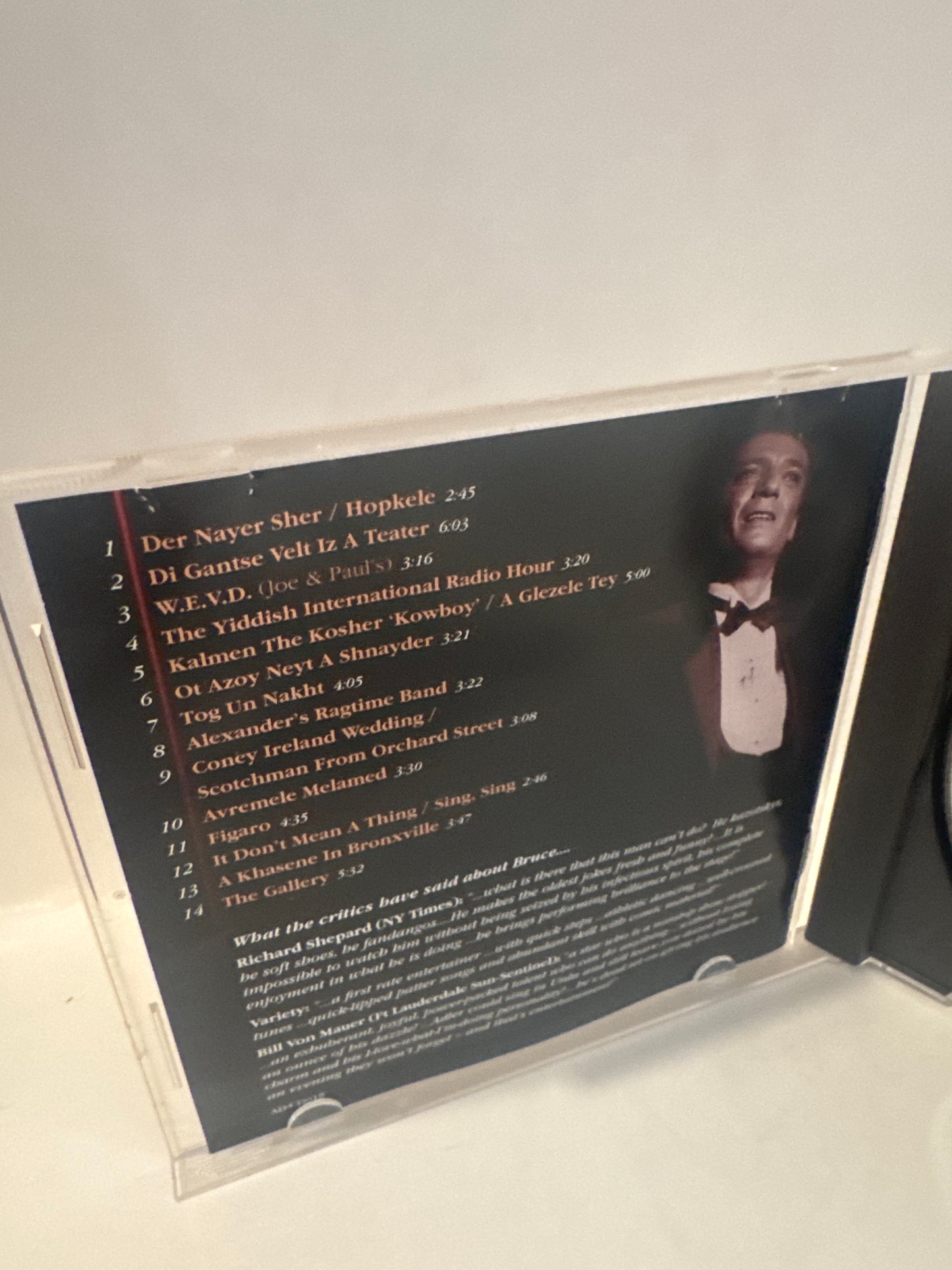 Yiddish Theater CD – Bruce Adler Live Performance Act II